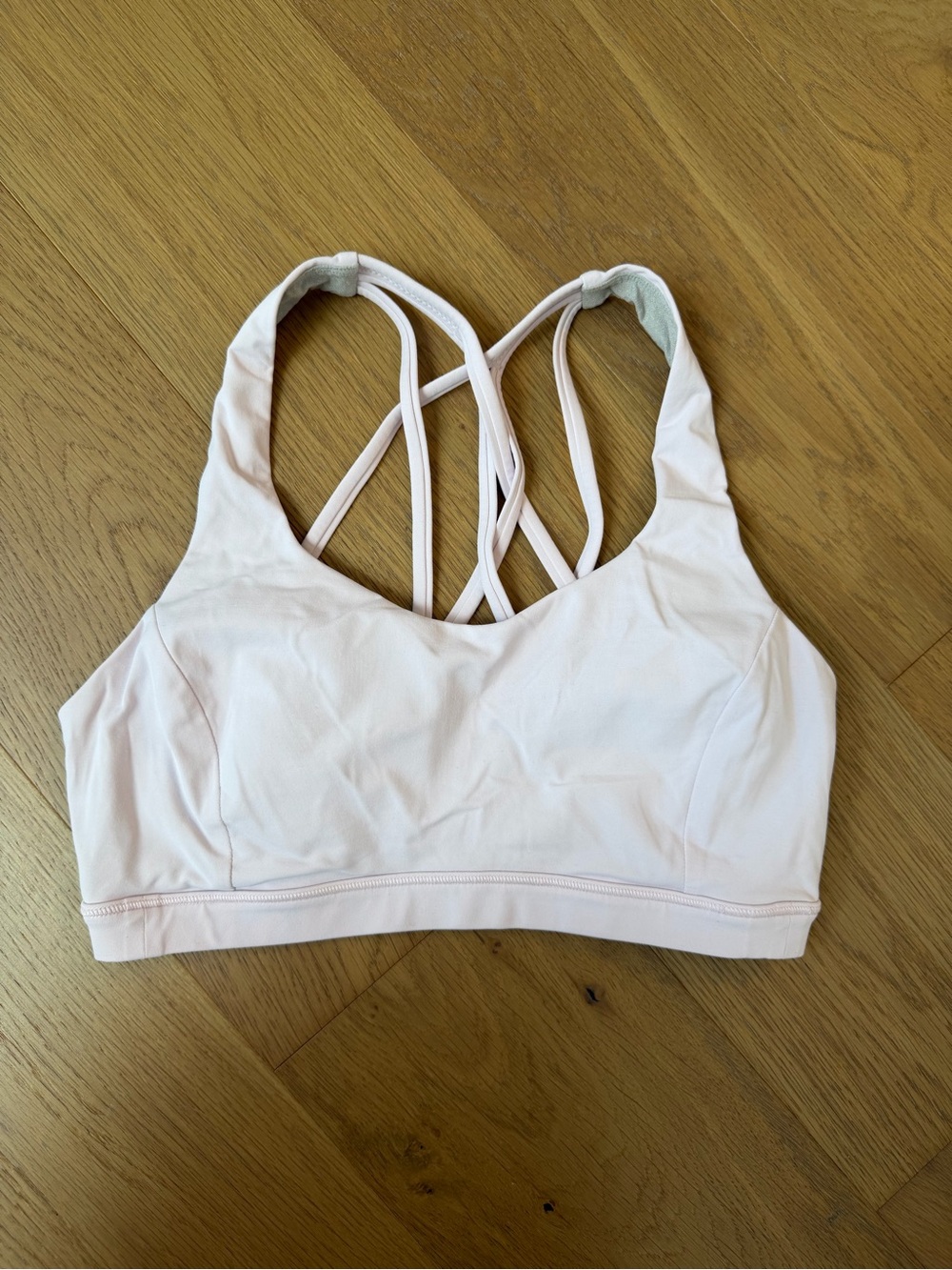 Lululemon Strawberry Milkshake Free to be Serene sports bra
